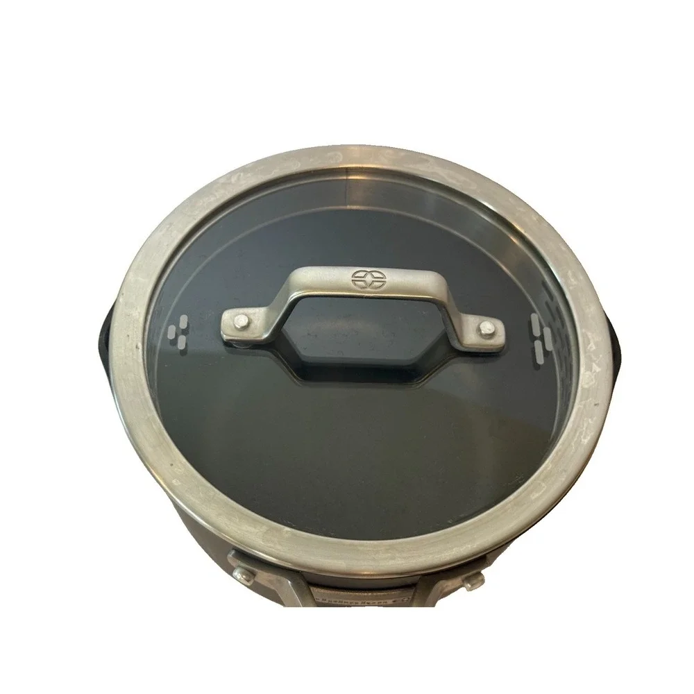 Calphalon Premier Hard Anodized Nonstick 3.5 Qt Saucepan Pan Lid 87035 Pristine